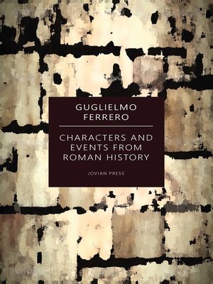 cover image of Characters and Events from Roman History
